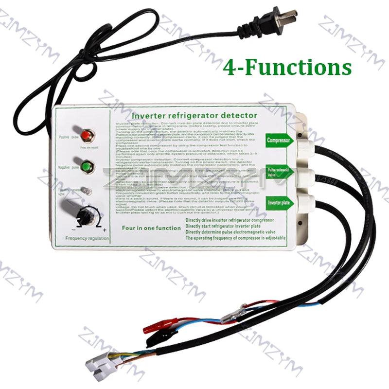 Refrigerator Inverter Board Compressor Solenoid Valve Fan Air Door Electric Valve Tester Fault Tool English Version
