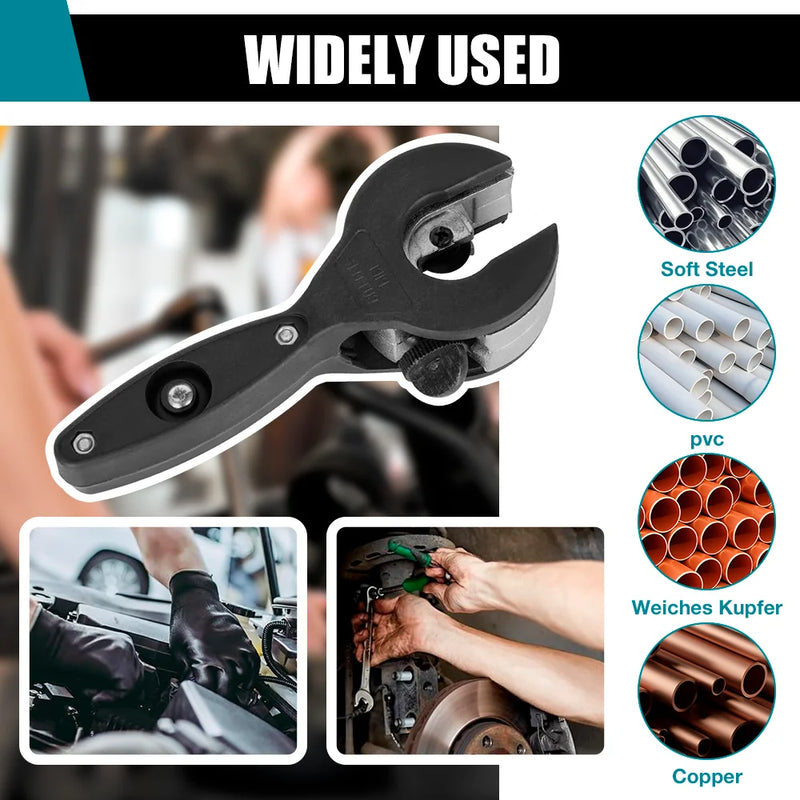 Cortador de tubo de catraca de 8-29mm, ferramenta de corte doméstico, cortador de tubo de cobre, cortador de tubo de alumínio, cortador de tubo de PVC, ferramenta de rebarbação opcional