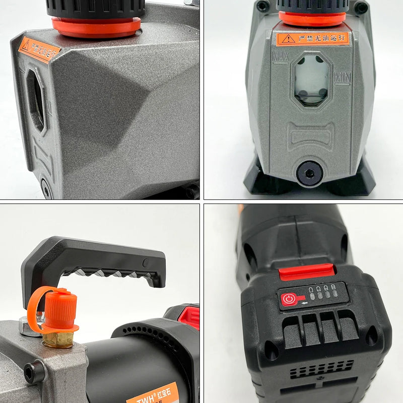 Kkmoon-bomba de vácuo sem escova, entrada de ar, refrigeração, cobre, carro, lítio, bombas de vácuo para makita, bateria de 18v