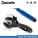 Cortador de tubo de catraca de 8-29mm, ferramenta de corte doméstico, cortador de tubo de cobre, cortador de tubo de alumínio, cortador de tubo de PVC, ferramenta de rebarbação opcional