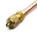 5 pçs/set jardim ar condicionado refrigeração 125mm acessórios válvulas tubo de cobre peças enchimento 3.4 mpa casa diy ferramenta elétrica