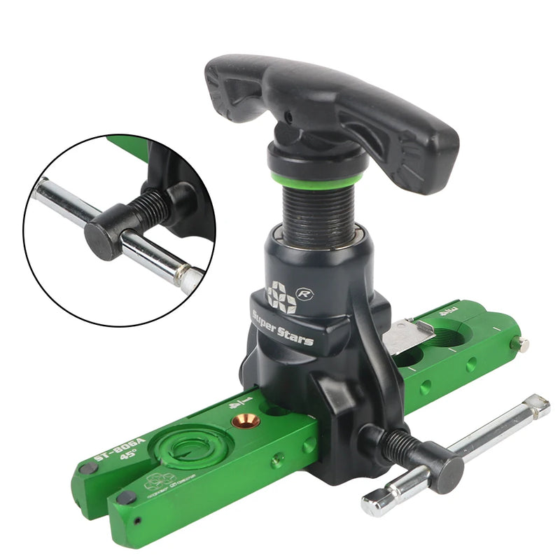 Ferramenta de alargamento de tubo de cobre, ferramenta de alargamento de tubo de cobre, expansor de tubo excêntrico, ferramenta de manutenção, refrigeração