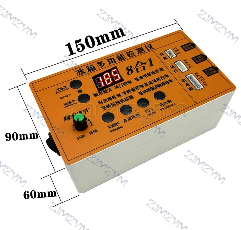 Refrigerator Inverter Board Compressor Solenoid Valve Fan Air Door Electric Valve Tester Fault Tool English Version