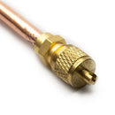 5 pçs/set jardim ar condicionado refrigeração 125mm acessórios válvulas tubo de cobre peças enchimento 3.4 mpa casa diy ferramenta elétrica