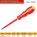 WYNN'S 1000V VDE Insulated Screwdriver Set Phillips Slotted Screw Driver Set Household Magnetic Tip Electrician Repair Hand Tool