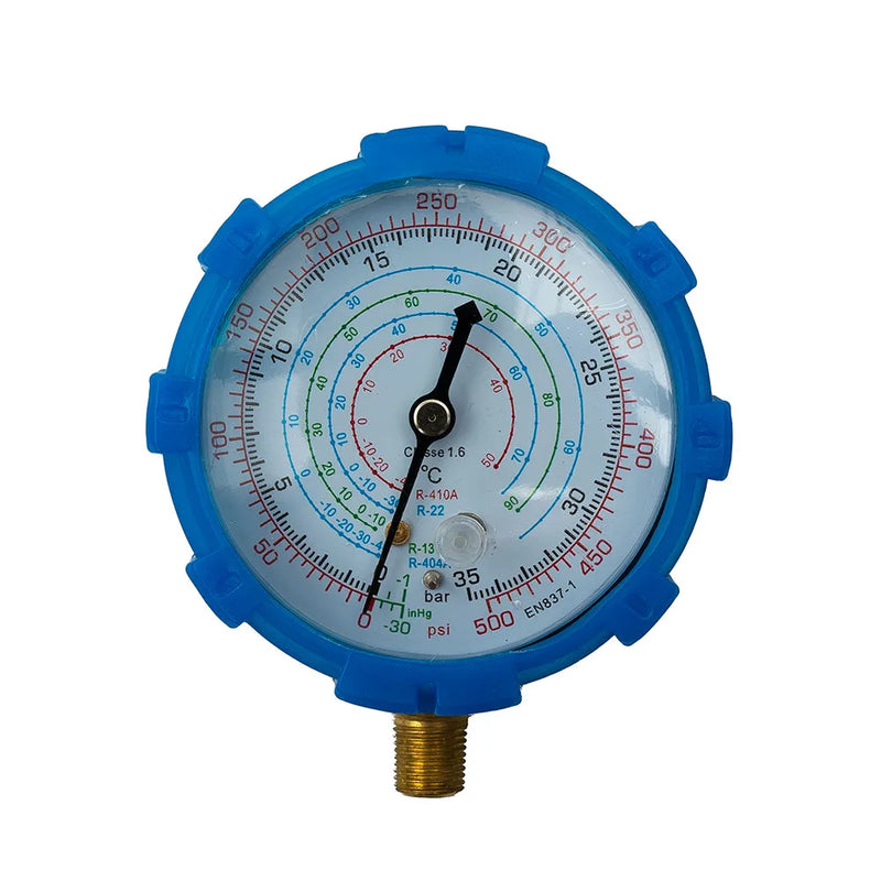 R22 R404A R134A R410A Air Conditioner Pressure Gauge Set, 2PCS Low High Pressure Meters, Reliable and Long lasting